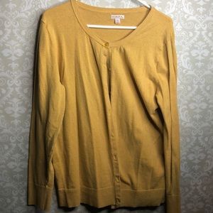 💛 Merona Mustard Cardigan